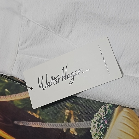 Walter Hagen High-Waisted White Textured Shorts Size 6‎ NWT - Picture 3 of 8